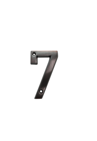 Modern House Number Seven