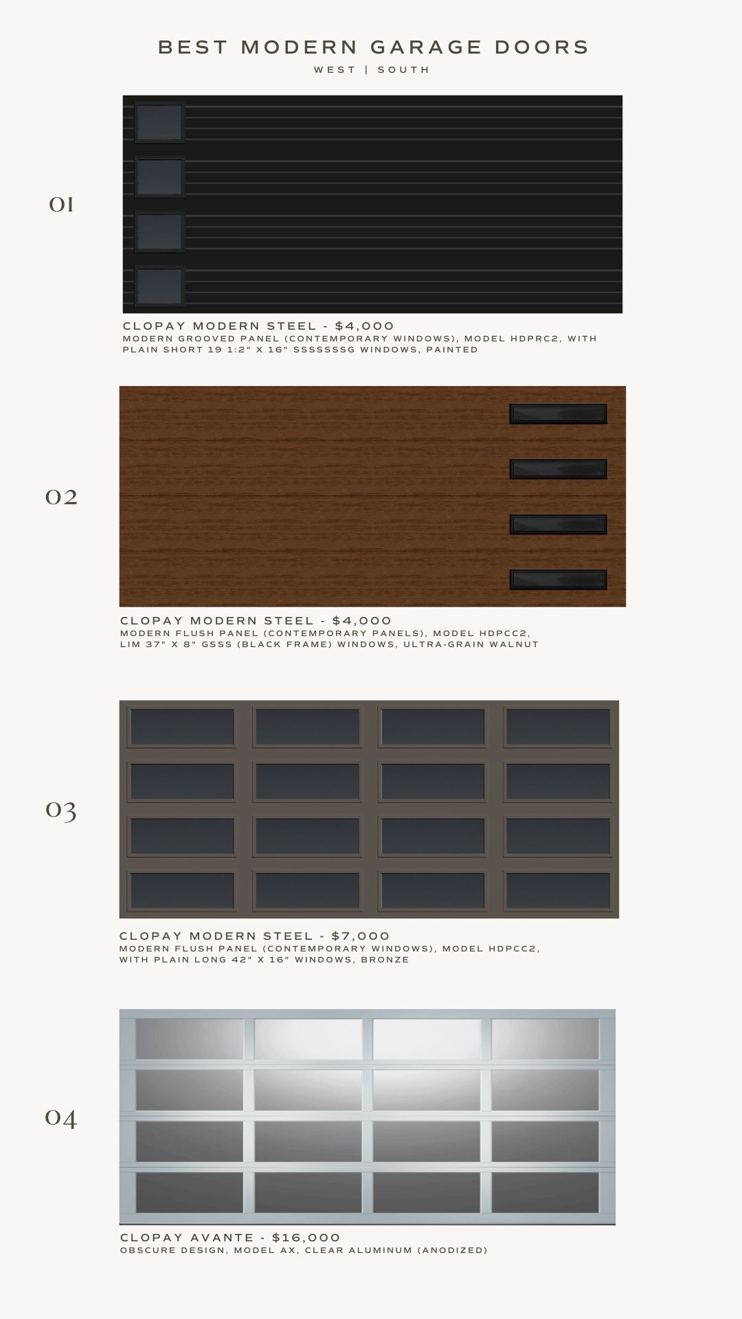 best modern garage doors in 2022